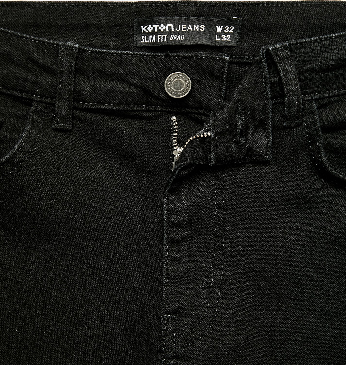 Koton Normal Bel Pamuklu Cepli Slim Fit Jean Pantolon - Brad Jean görsel 4