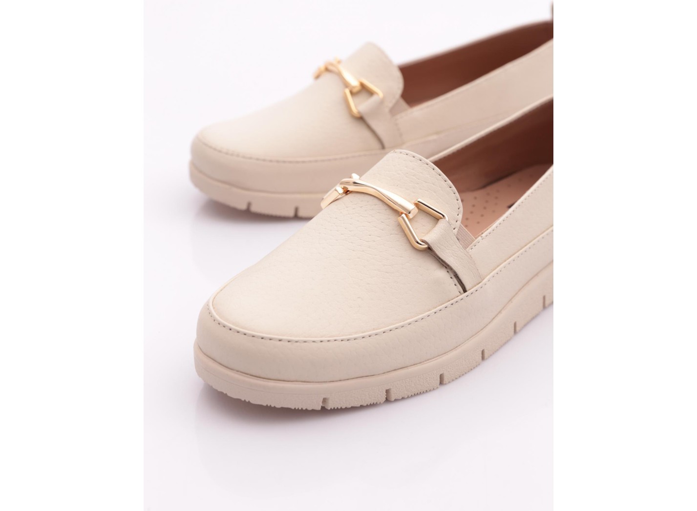 DGN 2274-4 Kadin Aksesuarli Loafer Ayakkabi görsel 8
