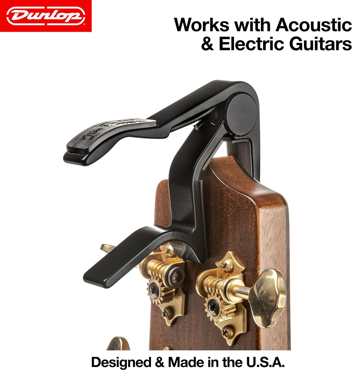 Esranın Dünyası Jim Dunlop 83CB Trigger Siyah Akustik Gitar Kaposu görsel 5