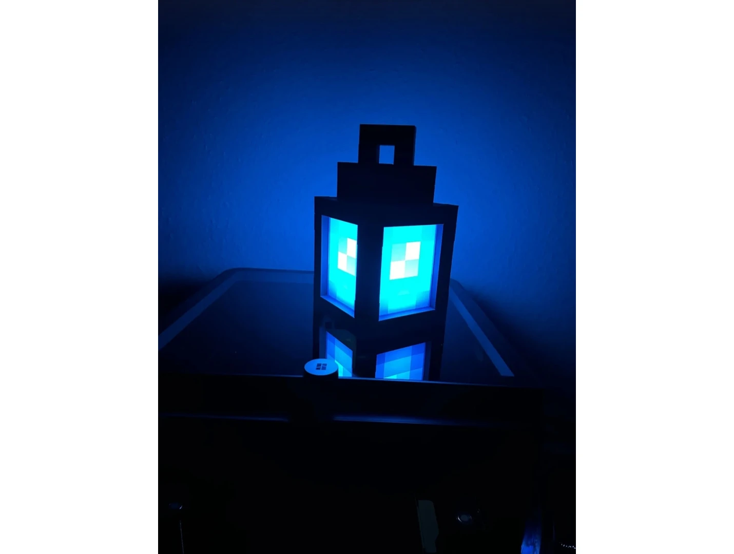 Resim Chara Minecraft Severler Için Özel Gece Lambası! 