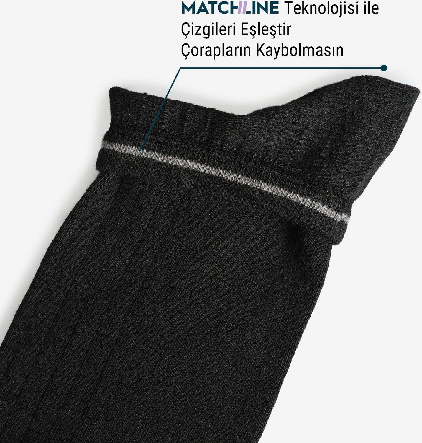 Bolero Erkek Premium Dikişsiz Modal Patik Çorap Siyah görsel 2