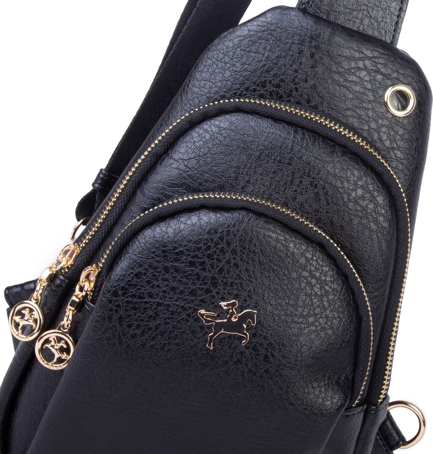 Nas Bag Kadın Crossbody Bag Bel ve Body Bag Siyah Victoria görsel 3