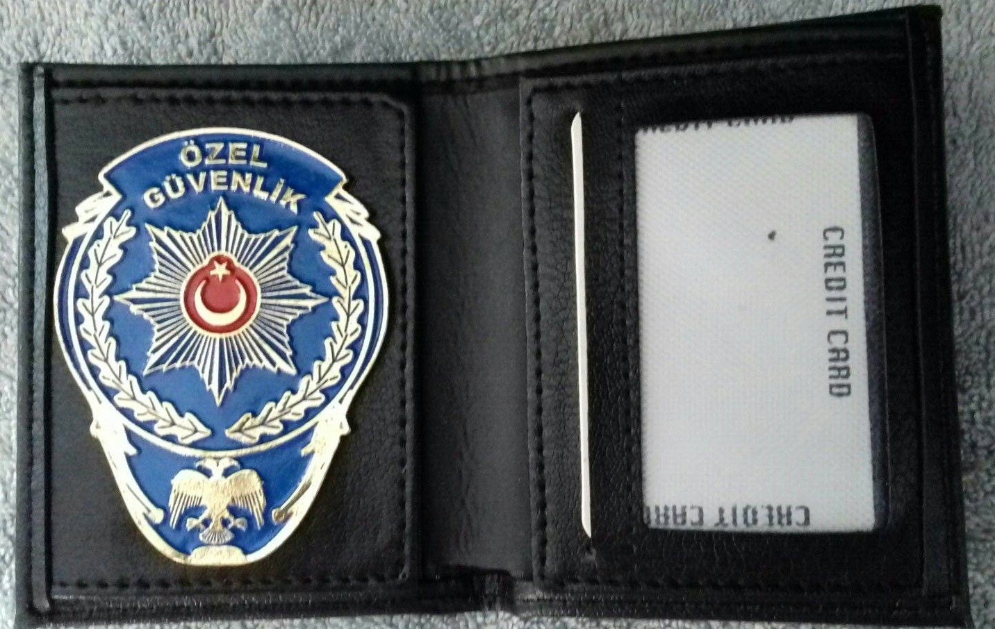 Aldatmaz Özel Güvenlik Rozetli Cüzdanı Al.sadece Özel Güvenlik Görevlisi Satın Alabilir.sivile Satılmaz.