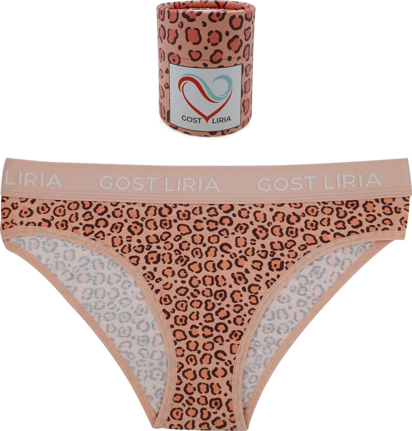 GOST LİRİA - Leopard Desenli Kadın Slip Külot