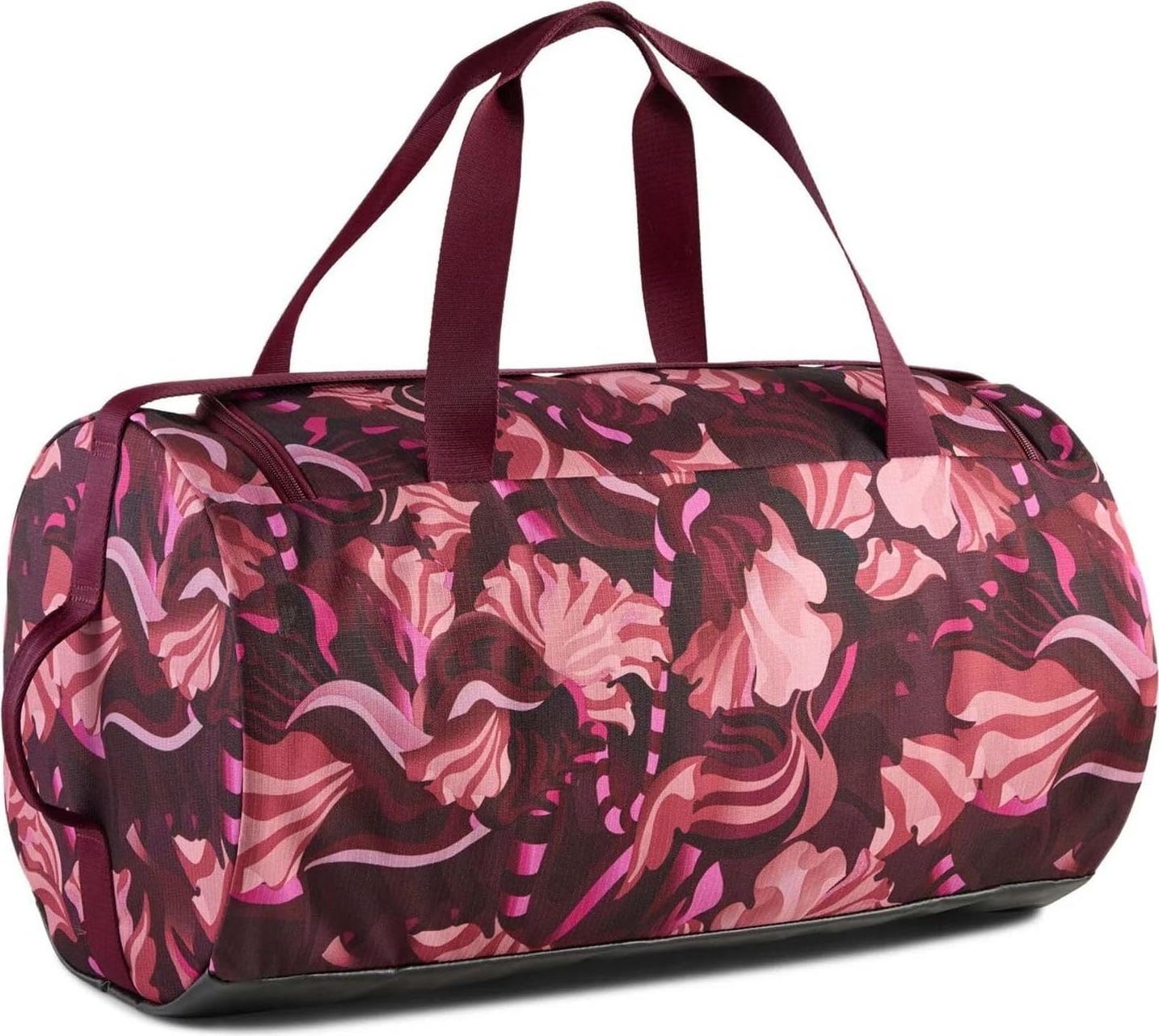 Happy Trend Puma Kadın At Floral Rıbbon Barrel Bag Spor Çantası Ruby Shimmer-Poised Pink-Aop Tek Beden görsel 2