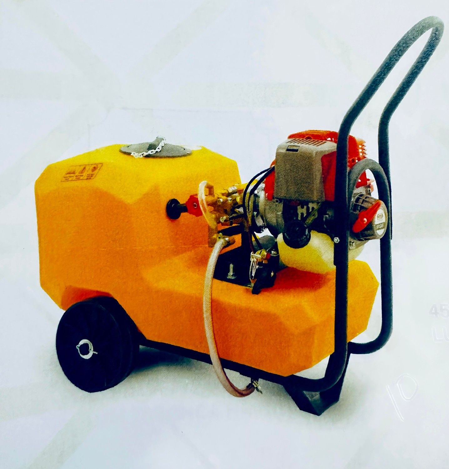 Kst-80 2t 80 Litre 2 Zamanlı Arabalı Ilaçlama Makinası (10 mt Hortum Ve Tabanca Dahil) görsel 2