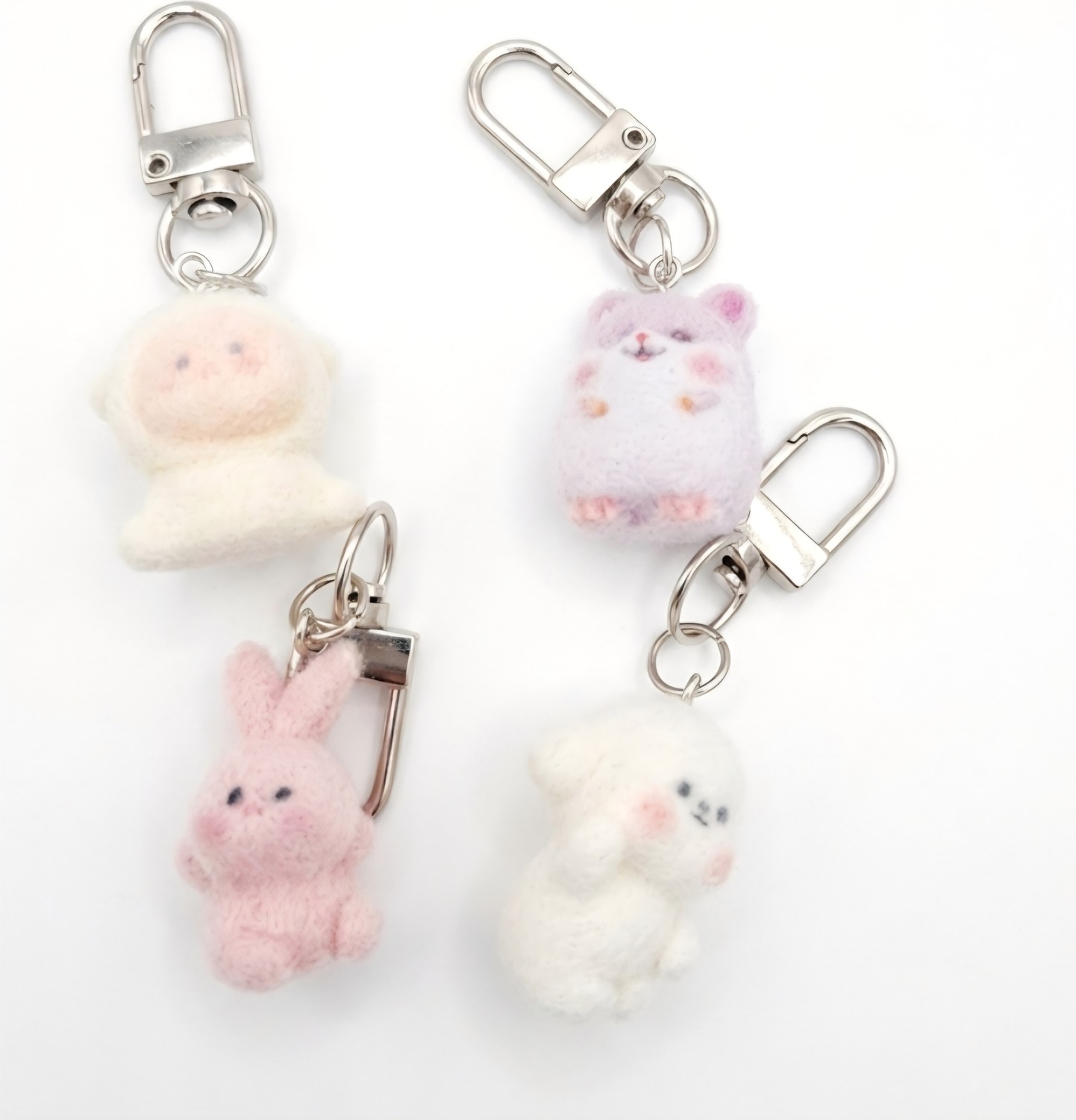 Dogadastore Tüylü Fermuar Charm Çeşitli