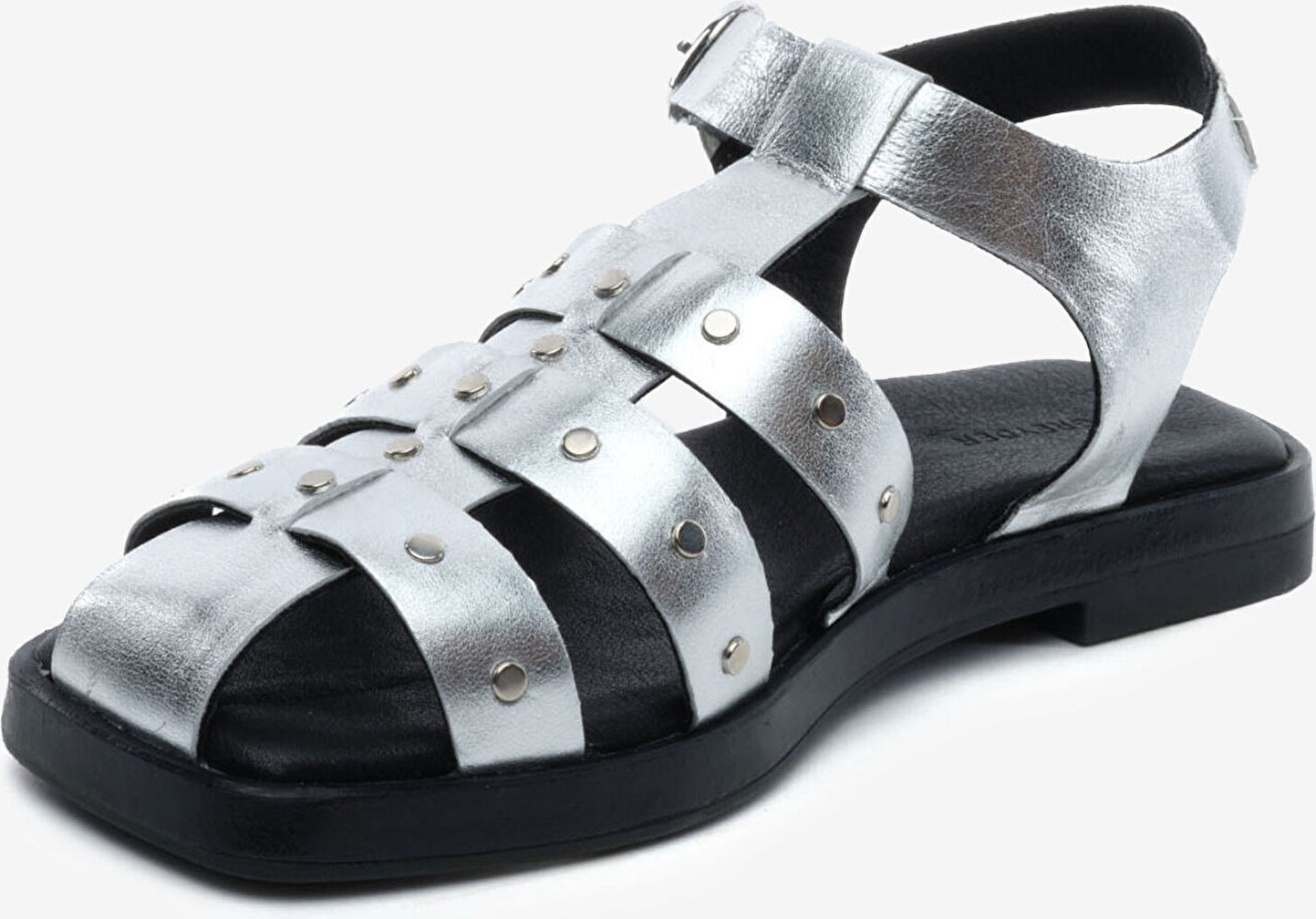 Greyder Kadın Gümüş Hakiki Deri Sandalet 5Y2CS34462 görsel 3