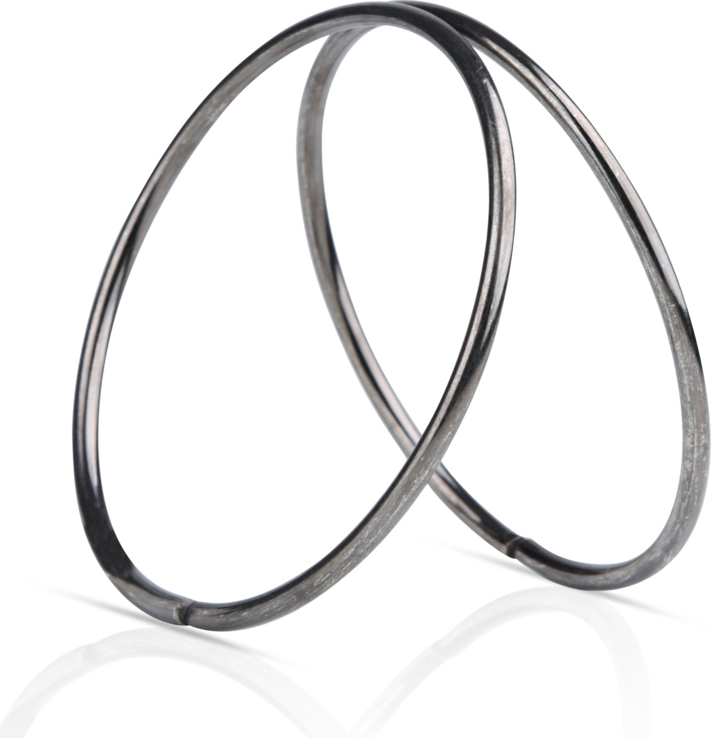 Sensy Metal Yuvarlak Halka Çanta Sapı 11 cm Sarı Renkli Kadın Aksesuarı Düz Desen