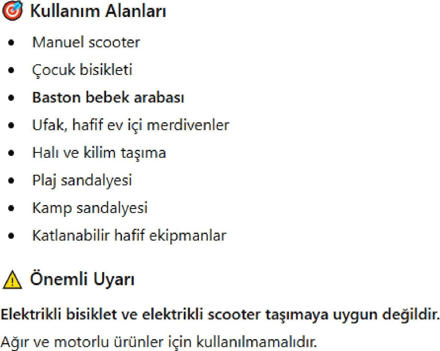 Die Grup Çok Amaçlı Taşıma Kayışı Scooter Çocuk Bisikleti Plaj ve Kamp Sandalyesi Taşıma Askısı Baston Bebek Arabası Ev Içi Merdiven Kamp Plaj Sandalyesi Taşıyıcı görsel 5