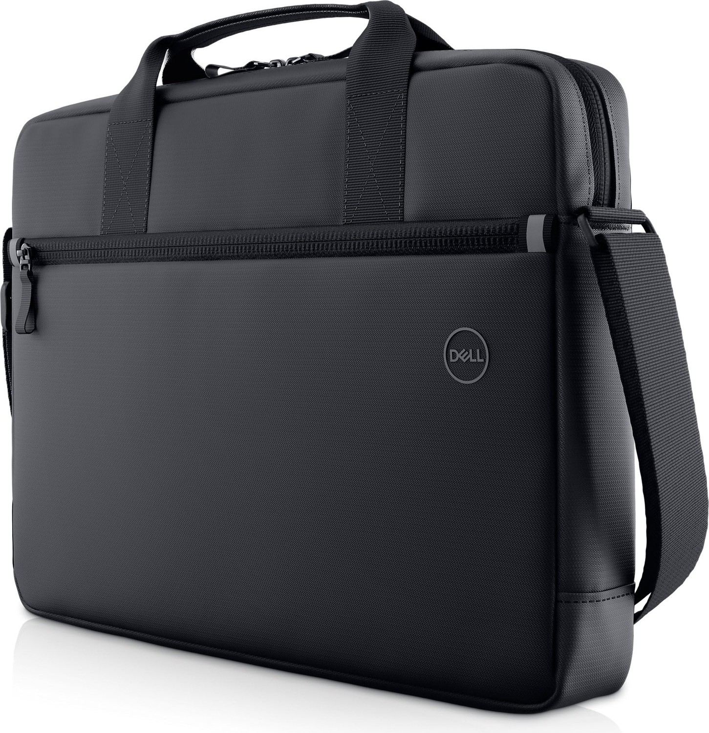Aesco Dell 14-16 Ecoloop Evrak Çantası, CC3624, Siyah, 14-16 Inç Uyumlu, 460-BDST , Geri Dönüştürülmüş Malzeme, Evrak Çantası Tasarımı, Laptop Bölmesi, Su Geçirmez Kaplama, Taşıma Sapı ve Omuz Askısı görsel 3
