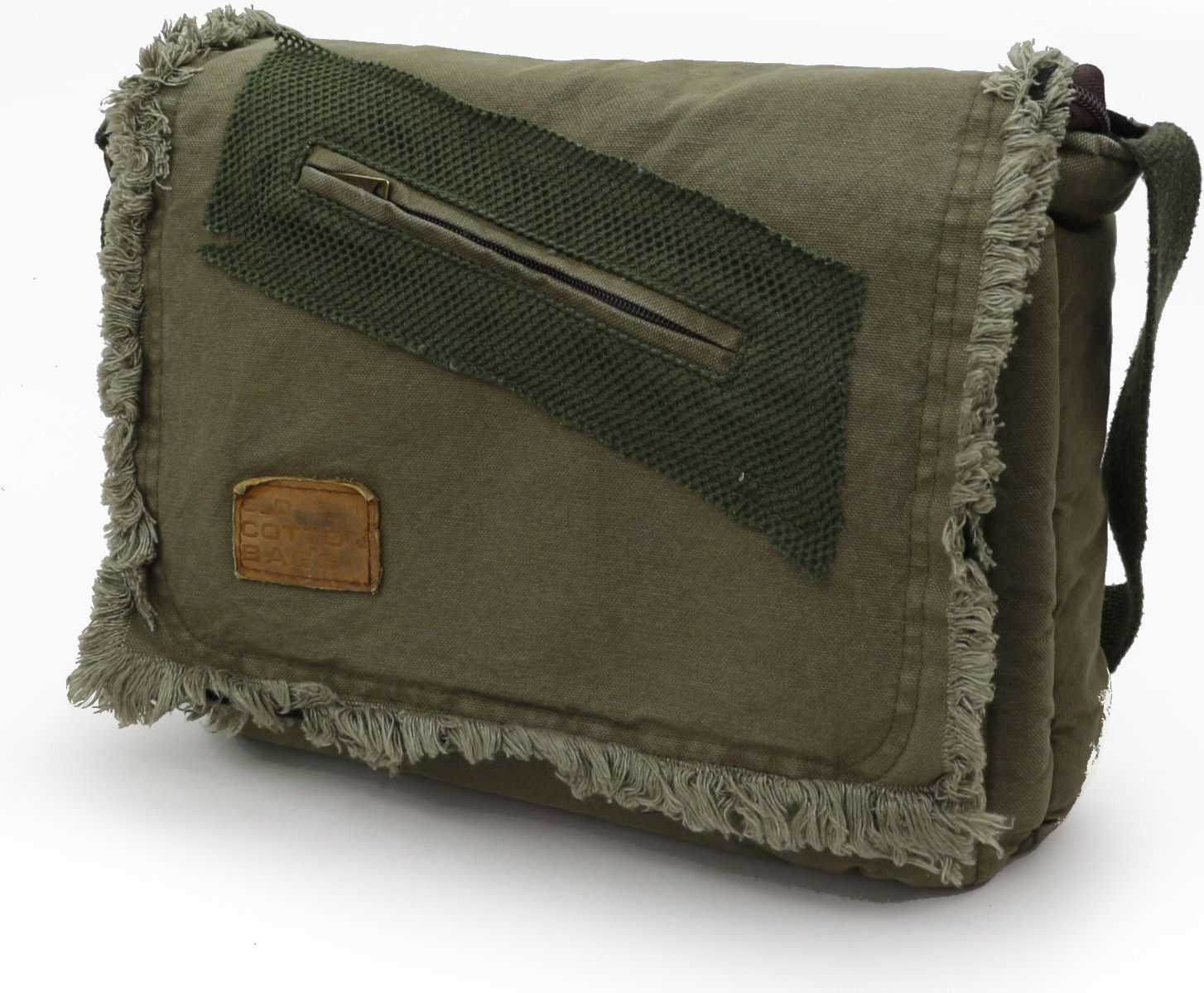 Old Cotton Cargo 7136 Küçük Omuz Çantası Kanvas Bag Okul Tablet Çantası