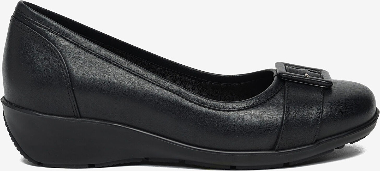 Greyder Kadın Bej Hakiki Deri Comfort Ayakkabı 6Y2FA35740