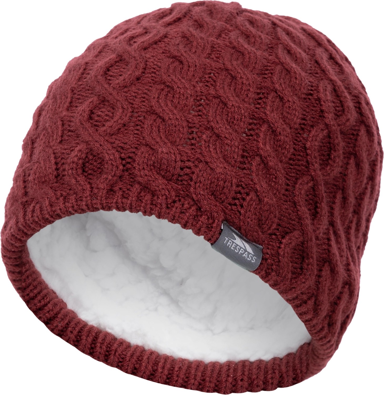 Aesco Trespass Kadınlar/bayanlar Kendra Beanie Hat, Koyu Kiraz, Tek Beden