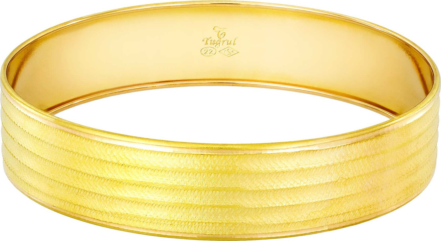 14 gr 12 mm 22 Ayar Işçiliksiz  Düz Trabzon Bilezik