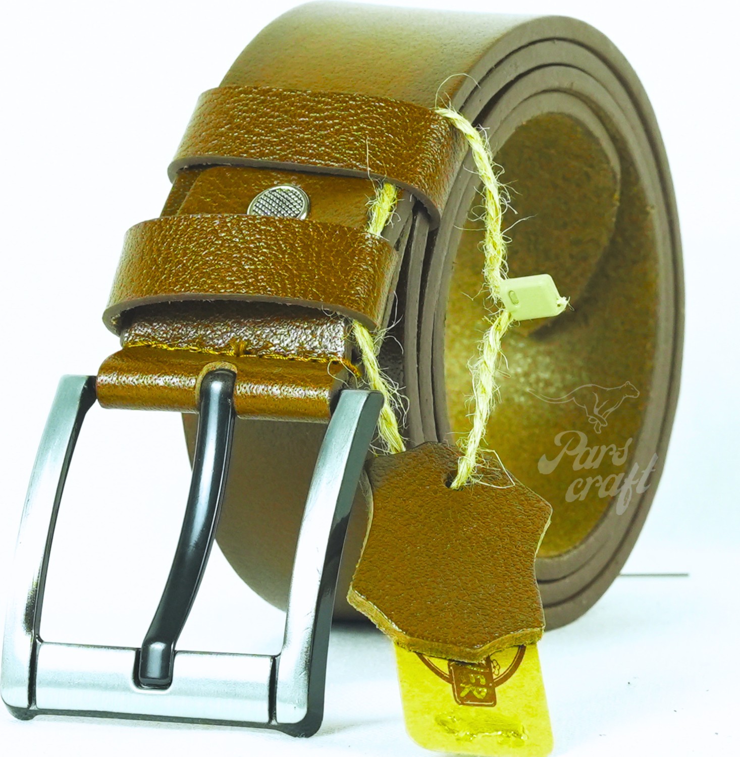 Parscraft Dayanıklı %100 Hakiki Deri Kemer 4,5 cm Geniş Siyah Erkek Kot Pantolon Kemeri