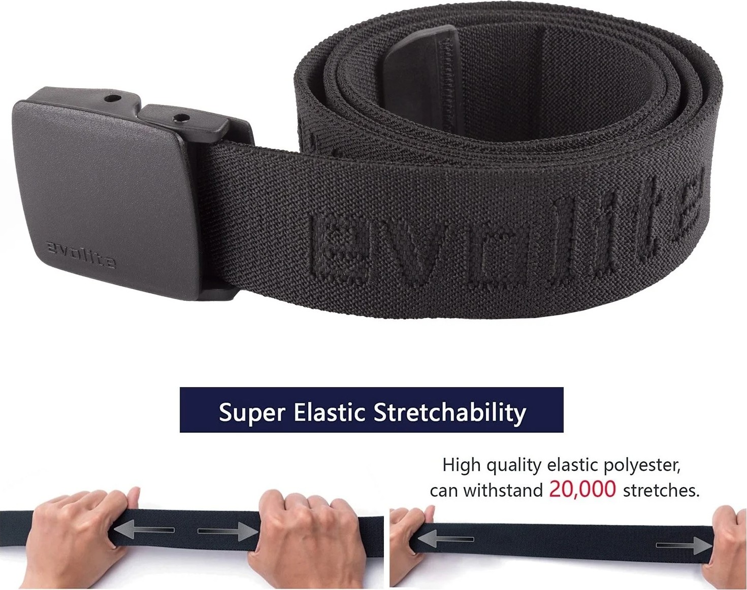 Evolite Outdoor Stretch Kemer 4cm görsel 2
