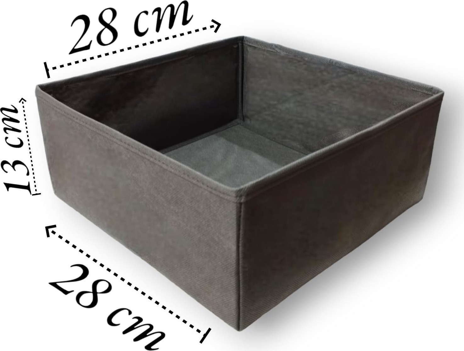 OEM Antrasit 6'lı Çekmece Içi Düzenleyici Organizer Set - Çok Amaçlı Dolap Içi Kutu Seti görsel 2