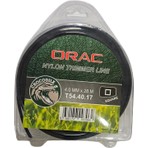 Orac 4 mm Kare Siyah Tırpan Misinası 28 m Zor Şartlarda Kullanıma Uygun