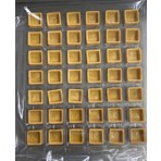 Abbafood Chef's Atelier Vanilyalı Mini Kare Tereyağlı Artizan Tartolet 42 Adet 33X33X16 Boyutunda