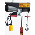 Shun 150/300 kg Kaldırma Kapasitesine Sahip Uzaktan Kumandalı Vinç 220 V Güç Kaynağı ile Halatlı