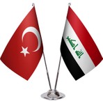 Asya Bayrak Irak Ikili Masa Bayrağı