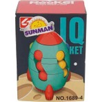 Sunman Rocket Puzzle Küp Roket şeklinde küçük toplu