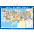 Artı Harita Türkiye Fiziki ve Siyasi Haritası Çift Taraflı 70 x 100 cm 1 Adet Harita