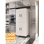 ESMOPA MOBİLYA Çok Amaçlı Dolap, Kiler Dolabı, Fırın Dolabı, Mikro Dalga Dolap, Banyo Dolap, Ayakkabılık, Balkon Dolap, oyuncak dolabı