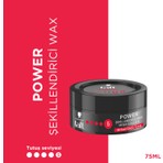 Taft Power Şekillendirici Wax 75 ml Kafeinle Güçlendirilmiş Mega Güçlü Tutuş Özelliği