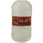 Kürkçü Han Premium El Örgü İpi Fil Dişi 390GR 624M Yumuşak Akrilik Malzeme ile Örgü İçin Uygun