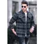 Madmext Antrasit Oduncu Gömlek 4950