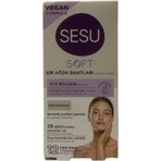 Sesu Sir Ağda Soft Yüz Bantları 12 Adet Vegan Formül Hassas Ciltler İçin