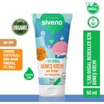 Siveno %100 Doğal Bebek Güneş Kremi Leke Karşıtı Antioksidan Nemlendirici Bitkisel Vegan SPF 50+ UVA UVB  50 ml