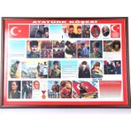 Akyazı 70x100 Atatürk Köşesi (Mdf Çerçeve)