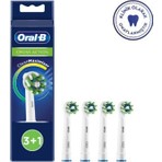 Oral-B Cross Action Orta Sert Diş Fırçası Yedek Başlık 4'lü Set Beyaz Tüm Elektrikli Modellerle Uyumlu