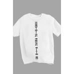 Fuddy Moda Unisex Oversize Some Thing Wrong With Me Yazılı T-Shirt