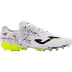 Joma Super Copa 2402 Blanco Fırm Ground Erkek Beyaz Krampon (Çim Zemin) SUPS2402FG