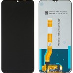 Sasa Realme C35 Uyumlu LCD Dokunmatik Ekran Çıtasız Siyah