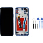 Telefon Kulübesi Huawei Y9 Prime 2019 Çıtalı Uyumlu LCD Ekran Dokunmatik Mavi