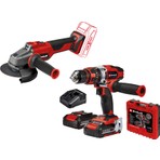 Einhell TE-CD 18/48 Li-i (2x2,0Ah) + AXXIO 18/115 Q (Darbeli Vidalama ve Taşlama Seti)