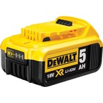 Dewalt DCB184 18V Li-Ion Yedek Akü 5.0AH Uzunluk 110 mm Yükseklik 65 mm Özellikli Güç Kaynağı