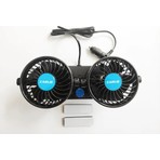 Replax 12 Volt Çift Fanlı Araç İçi Torpido Üstü 360° Dönebilir Vantilatör