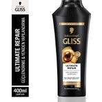 Gliss Ultimate Repair Keratin içeren Derinlemesine Güçlendirici Şampuan 400 ml Yıpranmış Kuru Saçlar