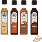 By Tüfekçi Şekersiz (Suger Free) Şurup Yeni Yüksek Aromalı Kalorisiz Formül Avantajlı Set 4x60 ml