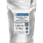 Kimya Depom Askorbik Asit Vitamin C (%99) 1 Kg Toz Formda Yüksek Saflıkta Çin Menşeli