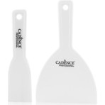 Cadence Rölyef Spatula 2'li Set (Dar + Geniş) Ergonomik Tasarım ile Dayanıklı Metal Uçlar