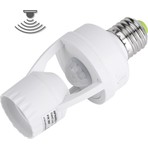 Sh Ticaret Powermaster E27 Beyaz Hareket Sensörlü Lamba Tutucu 110-240V 60W Ofis ve Ev Kullanımı İçin