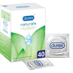 Durex Naturals 40'lı İnce Prezervatif %98 Doğal İçerikli Kayganlaştırıcı