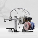 Bambu Lab A1 Mini Combo 3D Yazıcı Gri Renkli Metal Yapı Özellikleri ile Kompakt Tasarım